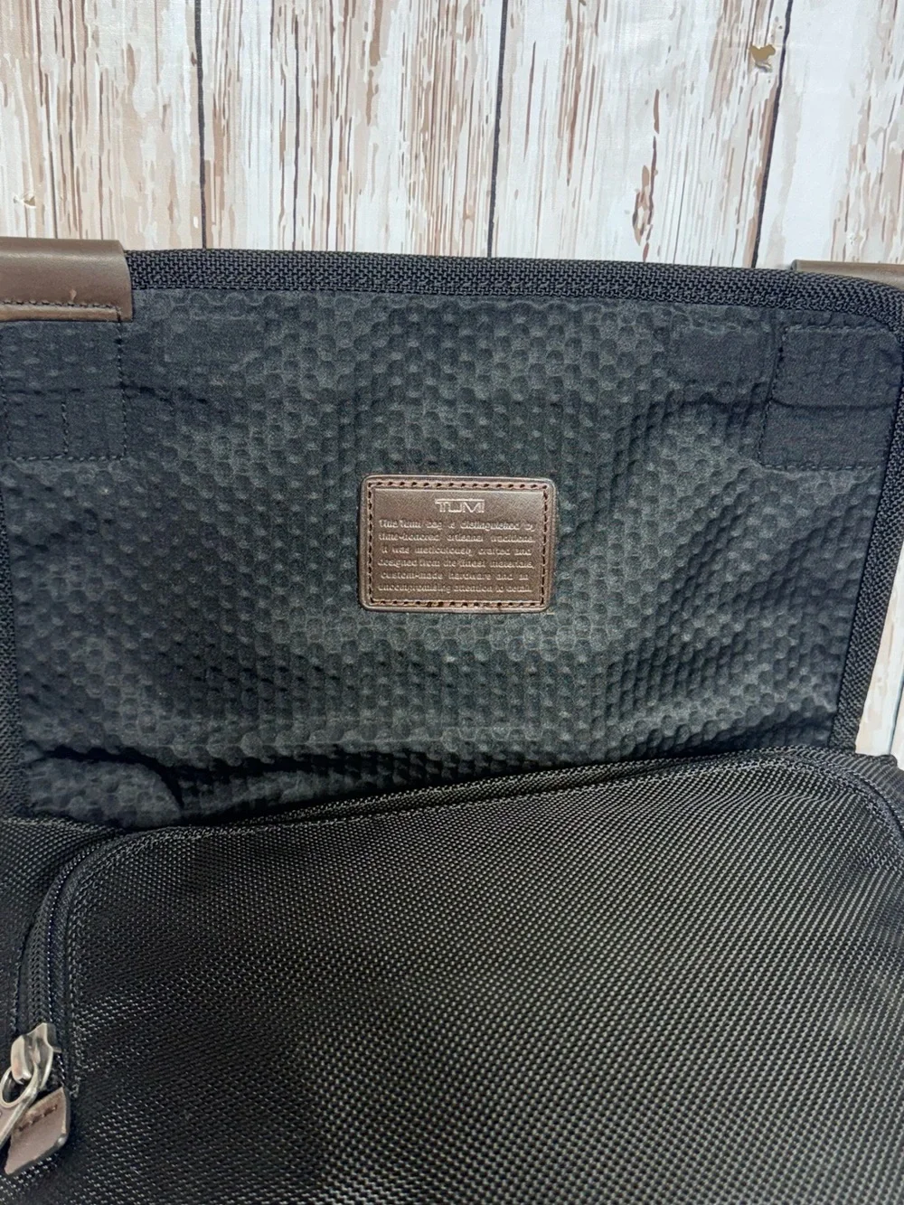 TUMI Alpha Bravo Beale Mini Messenger Bag Black Ballistic Nylon Crossbody 22371